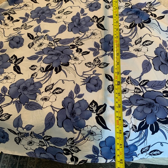 Floral Garden Sundress with Full Skirt and Adjustable Straps. - Picture 13 of 13